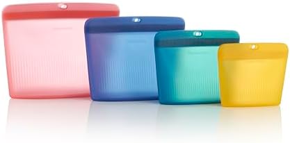 Tupperware Ultimate Silicone 4-Bag Food Storage Set