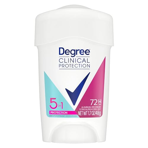 Degree Clinical Protection 5-in-1 Antiperspirant 1.70 oz (Pack of 2)