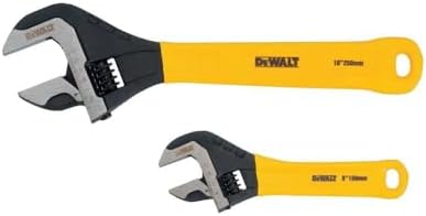 Dewalt Dip Grip Adjustable Wrench 2Pk