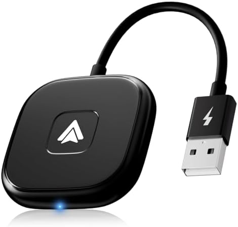 Android Auto Wireless Adapter, Wireless Android Auto Car Adapter for Wired Android Auto Cars Converts Wired to Wireless Easy Setup Plug & Play Seamless Connection Stable and Fast for Android Phone