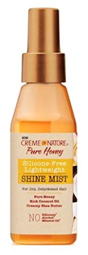 Creme Of Nature Pure Honey Shine Mist 4 Ounce (118ml) (Pack of 6)