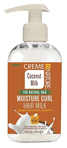 Creme Of Nature Coconut Milk Moisture Curl Hair Milk 8.3 Ounce (245ml)