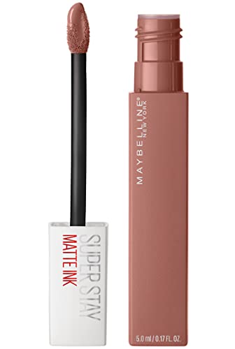 MAYBELLINE Super Stay Matte Ink Liquid Lipstick Makeup Long Lasting High Impact Color Up to 16H Wear Seductress Light Rosey Nude and Lover Mauve Neutral
