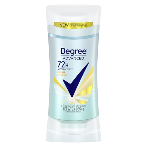 Degree Women Antiperspirant Deodorant Stick Fresh Energy 2.6 oz (Pack of 4)