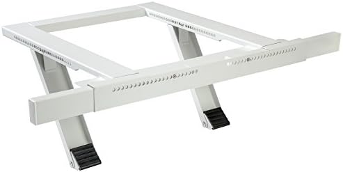Ivation Air Conditioner Support Bracket, No Tools or Drilling Required - Easy to Install Window AC Mount - Heavy Duty Steel, Holds Up to 200lbs - Fits Single Or Double Hung Windows 19.25H by 17.25L