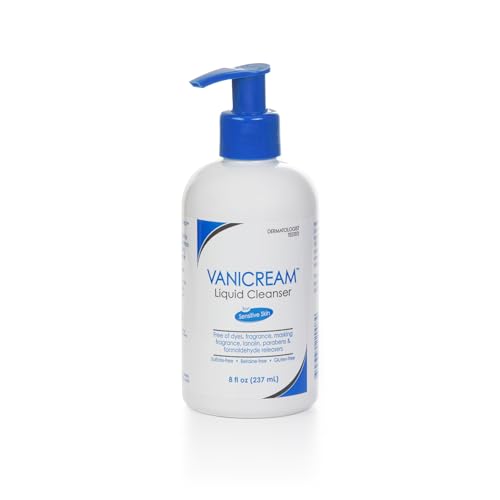 Vanicream Liquid Cleanser - 8 fl oz – Unscented, Gluten-Free Formula for Sensitive Skin