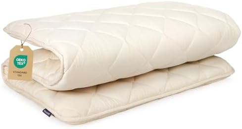 Aircliff Japanese Floor Mattress, Roll Up Tatami Mat, Sleeping Pad, Shikibuton, CertiPUR-US Certified Foam Floor Bed Futon Mattress for Sleeping, Dormitory, Guest Bed, Designed in Japan(Twin)