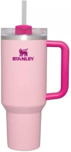 STANLEY 40oz Stainless Steel H2.0 FlowState Quencher Tumbler Flamingo 200-00-4540