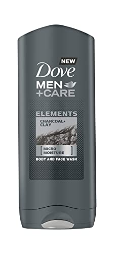 Dove MenPlusCare Body Wash Charcoal & Clay, 400 ml