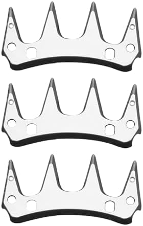 Sheep Shears Replacement Blades PRO Universal Blade for All Major Brands Oster GDJOB TAKEKIT BEETRO Dragro Lister Heiniger Sheep Clippers for Sheep Alpacas Goats (3 pcs 4 Point)