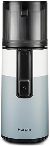 Hurom H400 Cold Press Juicer Machine, Award Winning Masticating Slow Juicer, Easy to Clean, Strainer & Hands Free with Self Feeding, Wide Mouth Hopper, Easy Assembly (Two-Tone Blue)