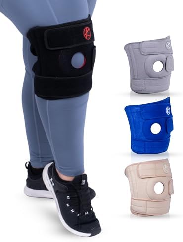 KARM Plus Size Knee Brace for Women & Men Plus Size - Adjustable Knee Support Brace for Meniscus Tear, Arthritis Pain, Compression with Side Stabilizers - Obese People (4XL/5XL/6XL Black)