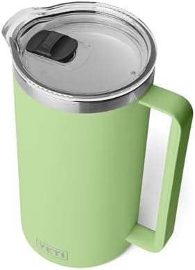 YETI Rambler 64 oz Pitcher, Vacuum Insulated, Stainless Steel with MagSlider Lid, Key Lime