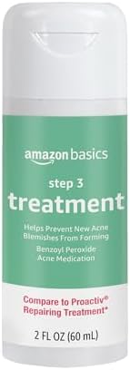 Amazon Basics 3-Step Acne Remedy System Treatment, 2 Fluid Ounces, 1-Pack