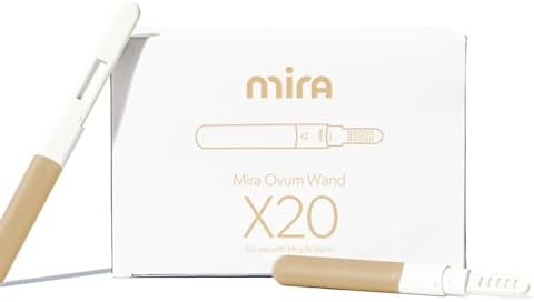 Mira Fertility Ovum Wands, Menopause Test Strips for Women, Track Accurate Follicle Stimulating Hormone (FSH) Levels at Home, Use with The Digital Mira Fertility Monitor Kit + App, 20 FSH Ovum Tests