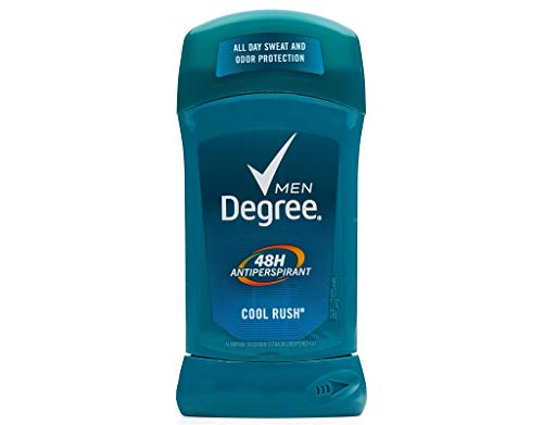 Degree Men Dry Protection Antiperspirant, Cool Rush 2.70 oz (Pack of 5)