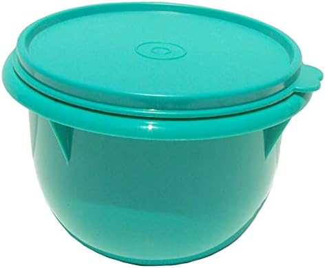Tupperware Classic Flat Bottom 4 Cup Mixing Bowl in Teal