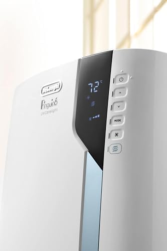 De'Longhi PACEX390UVcare-6AL WH PAC Portable Air Conditioner, Dehumidifier, Fan & UV-Carelight, 14000 BTU + UV CARE, White (Renewed)