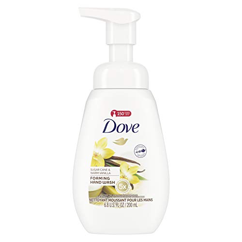 Dove Foaming Hand Wash Sugar Cane & Warm Vanilla Effectively Washes Away Bacteria While Nourishing Your Skin 6.8 oz