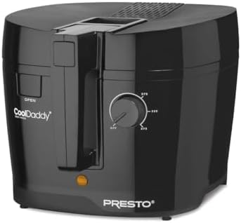 Presto 05442 CoolDaddy Cool-touch Deep Fryer - Black
