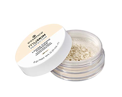 essence | My Skin Perfector Loose Fixing Powder | Instant Blur Effect & Natural Matte Finish | Vegan, Paraben Free, Gluten Free, Oil Free | Cruelty Free (05 | Fair)