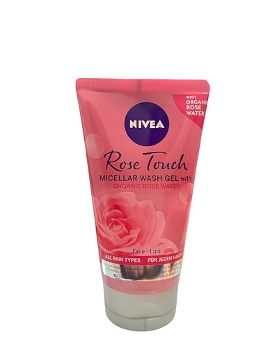Nivea MicellAIR skin breathe micellar rose water wash gel for face and lips 150ml