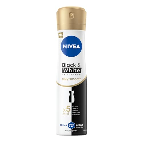 Nivea Black & White Invisible Silky Smooth 48H Anti-Perspirant Spray 150ml
