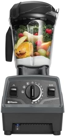 Vitamix Explorian Professional Grade Blender, 3 Presets: Smoothie, Frozen Dessert and Hot Soup, 64oz Pitcher, Slate (Renewed Premium)