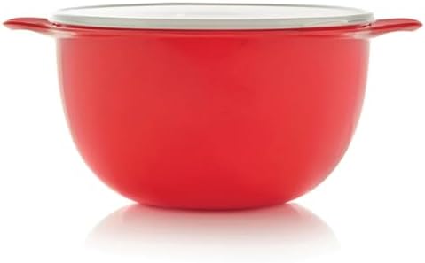 Tupperware Thatsa Mega Bowl Mixing Bowl 42 Cups 10L Chili Red