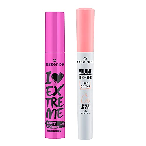 I Love Extreme Volume Mascara Crazy Volume & Volume Booster Lash Primer Mascara Bundle