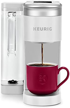 Keurig K-Supreme SMART Single Serve Coffee Maker With WiFi Compatibility, 4 Brew Sizes, And 66oz Removable Reservoir, Compatible with Alexa, White