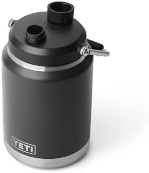YETI Rambler Half Gallon Jug 2.0, Vacuum Insulated, Leakproof, Stainless Steel with MagCap, Black