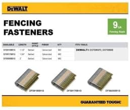 DEWALT DFS9175B1G 1.75" 9 GA Galvanized Barbed Fencing Staples