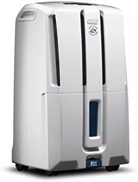 De'Longhi 50 Pint Dehumidifier with Pump, White