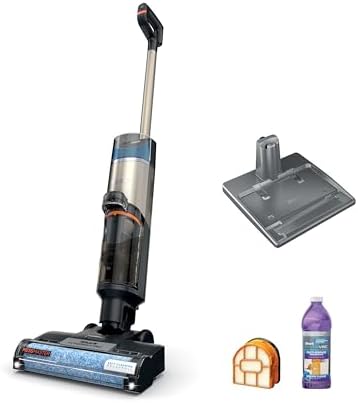 SHARK WD261 HydroVac MessMaster Heavy Duty 3-in-1 Cordless Self-Cleaning Multi-Surface Cleaner, LED Headlights, Lightweight, Powerful Suction, for Hard Floors & Area Rugs, Stone (Renewed)