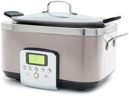 GreenPan Elite 8-in-1 Programmable 6QT Electric Slow Cooker, Dishwasher Safe Lid & Removable Crock, PFAS-Free Healthy Ceramic Nonstick Multi-Cooker, Sear, Sauté, Brown, Steam Basket, Roast, Clay