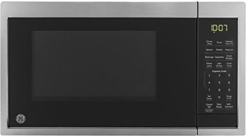 GE Smart Countertop Microwave Oven | Complete with Scan-to-Cook Technology and Wifi-Connectivity | 0.9 Cubic Feet Capacity, 900 Watts | Home & Kitchen Essentials | Stainless Steel