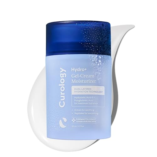 Curology Hydro+ Gel Cream Moisturizer, Lightweight Face Lotion for Sensitive Skin, 1.7 fl oz