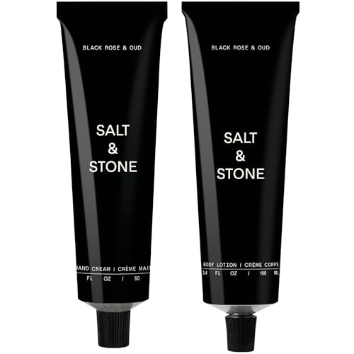 Salt & Stone Body Lotion + Hand Cream Bundle | Black Rose & Oud
