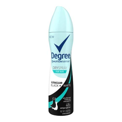 Degree for Women Ultra Clear Black + White Pure Rain Antiperspirant (Pack of 24)