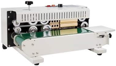 VEVOR Continuous Bag Band Sealing Machine, 0.24-0.47 in/6-12 mm Seal Width, Horizontal Band Sealer Machine with Digital Temperature Control, Carbon Steel Bag Sealer for 0.02-0.8 mm Plastic Bags Films