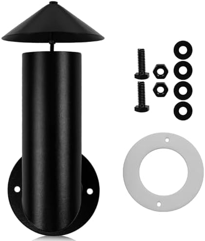 Pellet Grill Smoke Stack Chimney Replacement for Pit Boss Traeger Camp Chef, Replacement Stack Smoker Kits with Umbrella, Gasket, Screw, Locking Washer & Washer