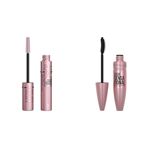 Maybelline Lash Sensational Sky High & Lash Sensational Mascaras, Volumizing & Lengthening, 2 Count