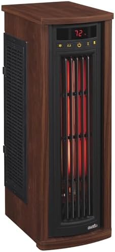 duraflame Electric Tower Heater, Oscillating Tower and Space Heater for Office or Large Room up to 1,000 Square Feet