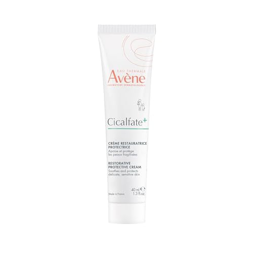 Avène Cicalfate+ Restorative Protective Cream, postbiotic skincare for sensitive skin, helps restore skin barrier, face and body, safe for infants, children and adults