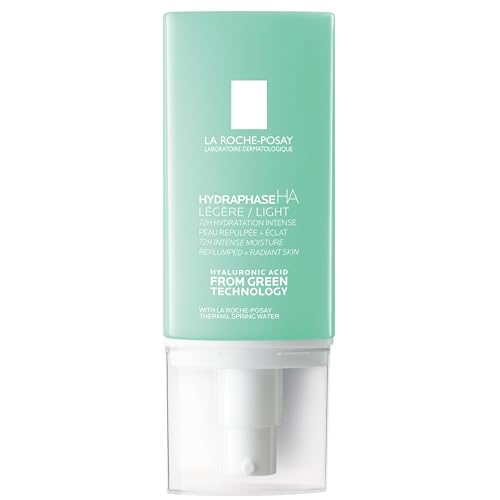 La Roche-Posay Hydraphase HA Light Face Moisturizer, Hyaluronic Acid Face Moisturizer with 72HR Hydration, Oil Free & Non-Comedogenic, 50 ML, 1.69 fl. oz.