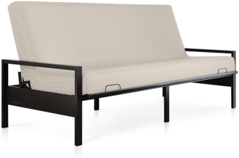 Milliard Memory Foam Futon Mattress – Full Size (Frame Not Included) (Ivory)