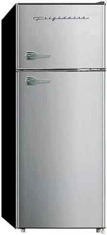 Frigidaire, 2 Door Apartment Size Refrigerator/Freezer Combo, 7.5 cu ft, Platinum Series, Stainless, 23" D x 21.5" W x 55.5" H