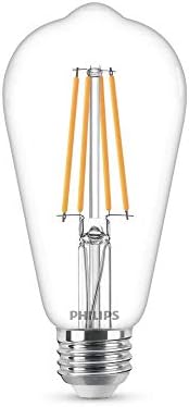Philips 60-Watt Equivalent ST19 Dimmable Vintage Glass Edison LED Light Bulb