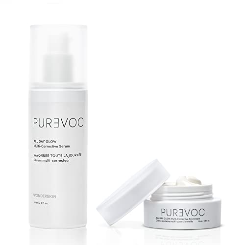 Wonderskin Purevoc All Day Glow Multi-Corrective Serum Purevoc All Day Glow Multi-Corrective Eye Cream Set